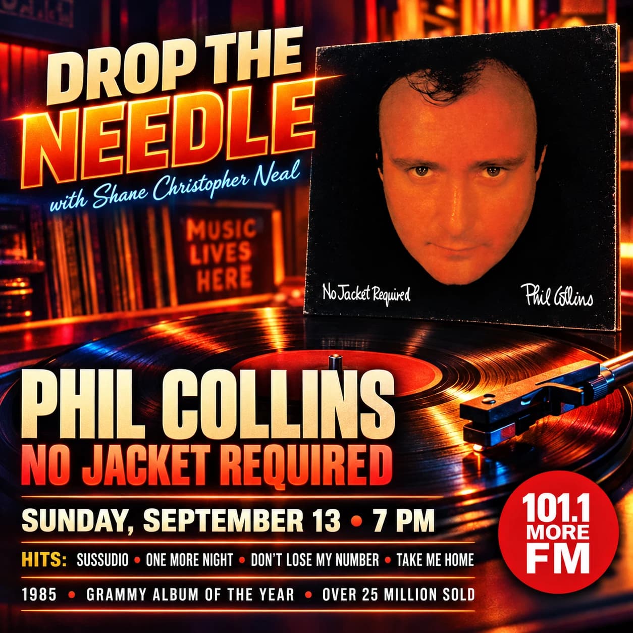 Drop the Needle: No Jacket Required episode artwork