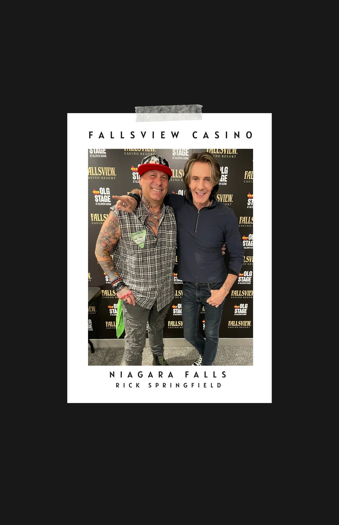 Rick Springfield at Fallsview Casino